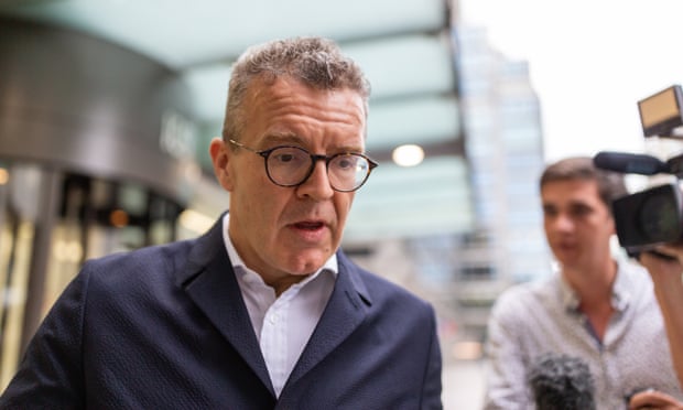 Deputy leader of the Labour party, Tom Watson, leaves Labour HQ after the NEC meeting about anti-semitism on 9 July.