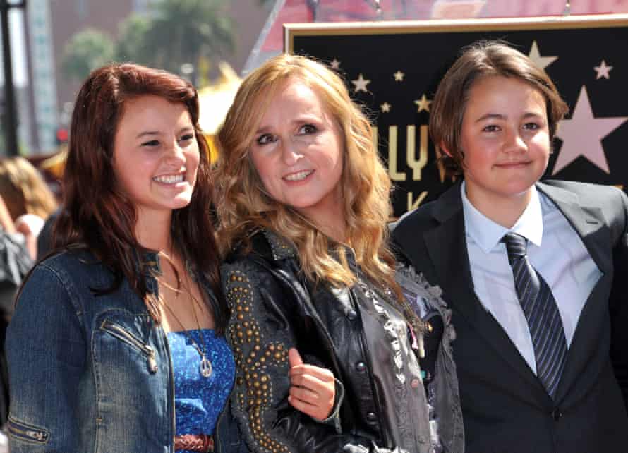 Melissa Etheridge with her children Beckett and Bailey in 2011