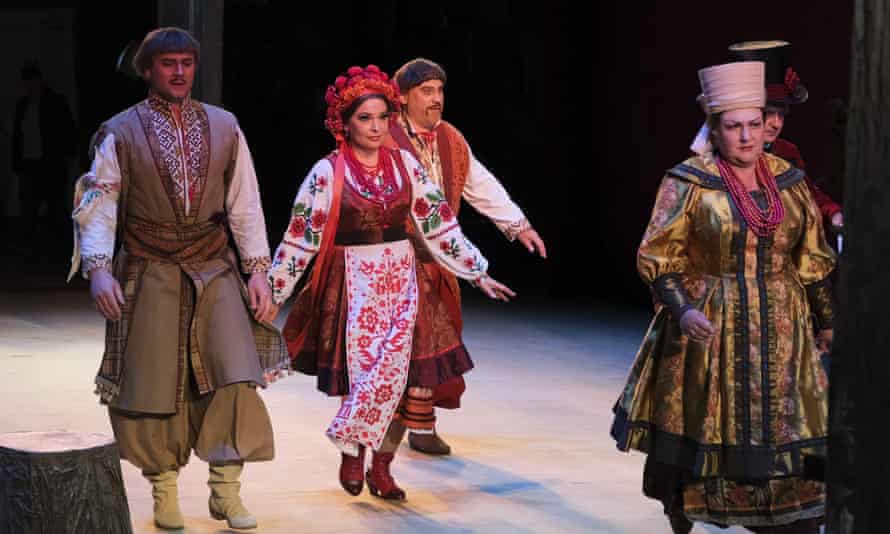 National Opera House of Ukraine resumes after 3- month breakKYIV, UKRAINE - MAY 22: National Opera House of Ukraine open its curtain after a three-month break due to Russian attacks on Ukraine as the war between Russia and Ukraine continues on May 22, 2022 in Kyiv, Ukraine.