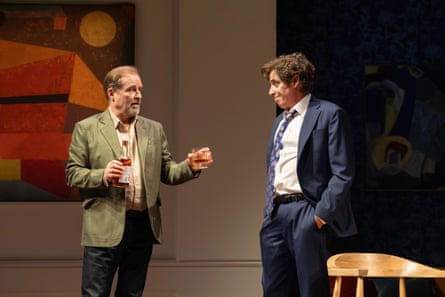 Two sides to the story … Ardal O’Hanlon as Paul and Stephen Mangan in The Truth