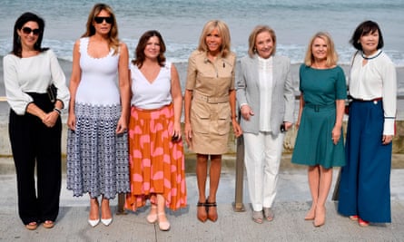 Wives of leaders at the G7