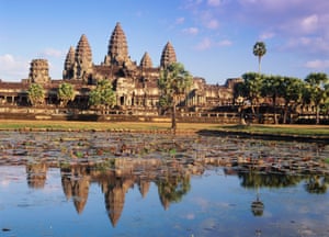 The magestic Angkor Wat temple in Siem Reap.