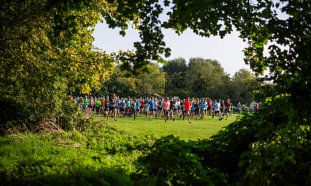 A parkrun in Coldham’s Common last month.