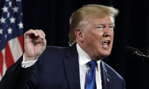 Donald Trump in Atlanta on Friday.