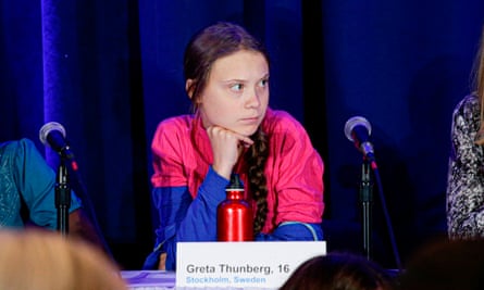 Greta Thunberg at the climate summit. Kevin Rudd says she represents ‘the anger of that generation and does so effectively’.