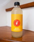 A bottle of Daylesford and Hepburn Organic Brewed Ginger beer.