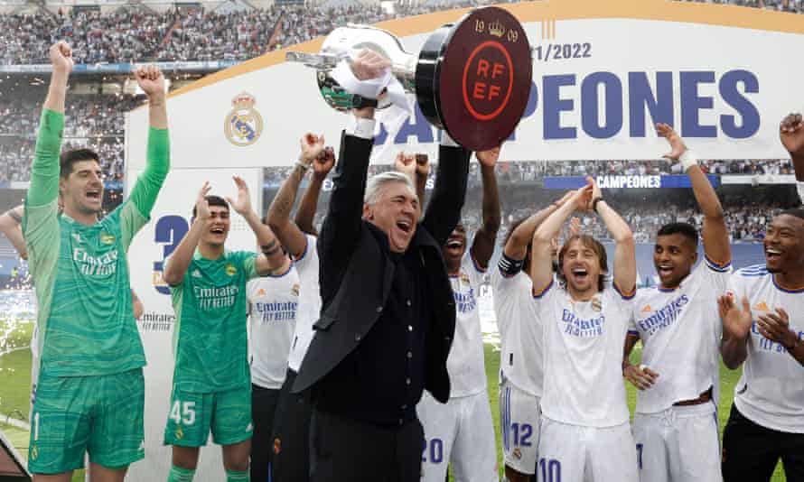 Real Madrid step up when it matters to seal Ancelotti’s grand slam of titles | La Liga Real Madrid step up when it matters to seal Ancelotti’s grand slam of titles | La Liga