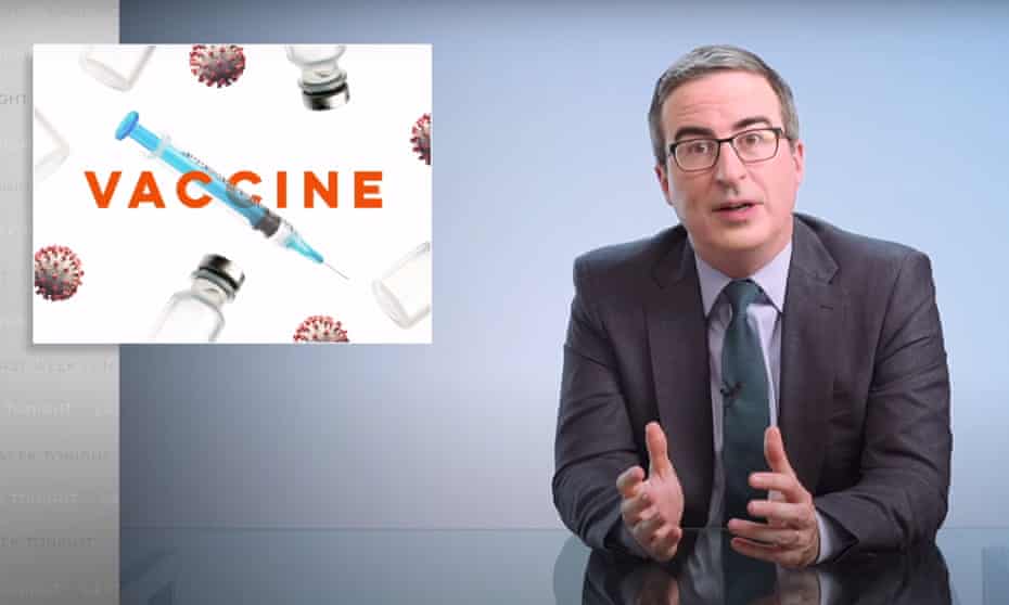 John Oliver on vaccine hesitancy: ‘To get anywhere close to herd immunity, we badly need to convince anyone who can be convinced.’