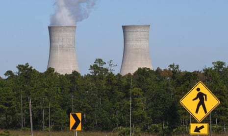 The cooling towers at the Stanton Energy Center in Orlando, Florida. 