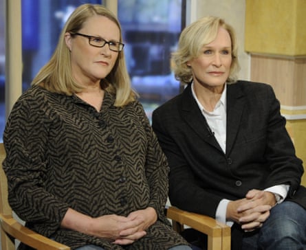 Glenn Close and her sister Jessie on Good Morning America in 2009