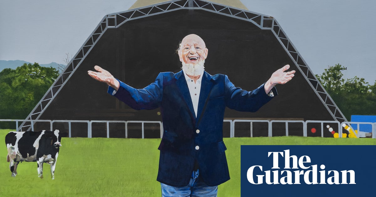 Peter Blake portrait of Glastonbury founder Michael Eavis unveiled