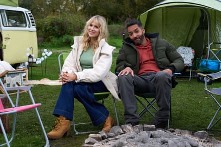 Lucy Punch and Samuel Anderson in Amandaland.