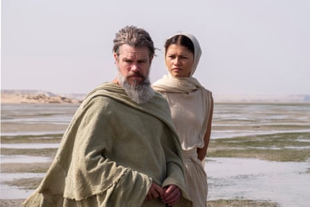 Matt Damon is Odysseus and Zendaya is Athena in The Odyssey.