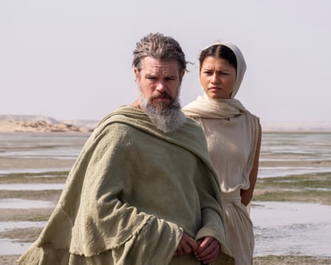 THE ODYSSEYFilm still: L to R: Matt Damon is Odysseus and Zendaya is Athena in THE ODYSSEY, written, produced, and directed by Christopher Nolan.
