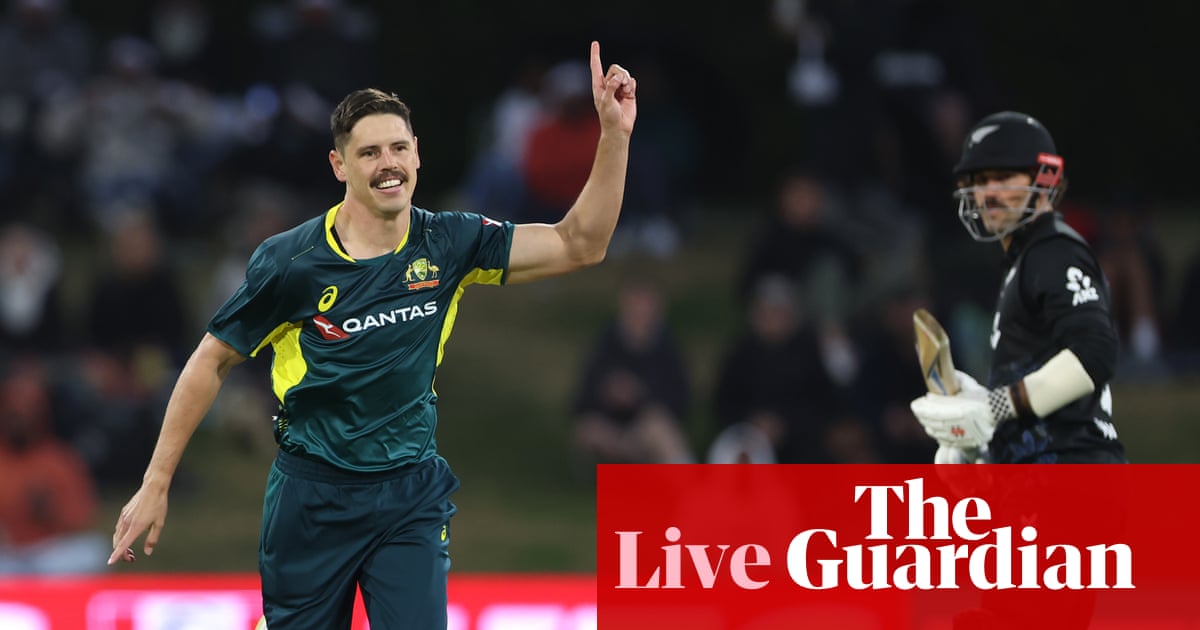 New Zealand v Australia: men's first T20 international cricket  live