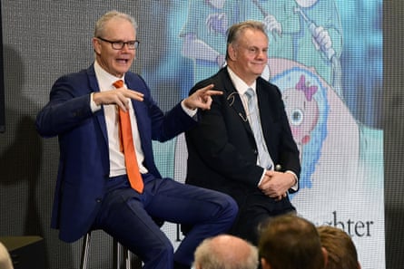 Ross Cameron and Mark Latham at the Conservative Political Action Conference.