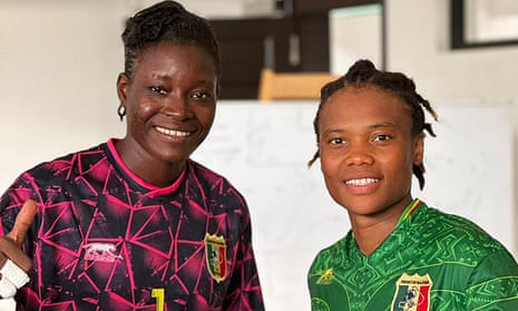 Goalkeeper Fatoumata Karentao (left) and defender Coulouba Sogoré