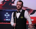 Mark Allen reveals he made snooker return after 10-week stay in mental health clinic — The Guardian