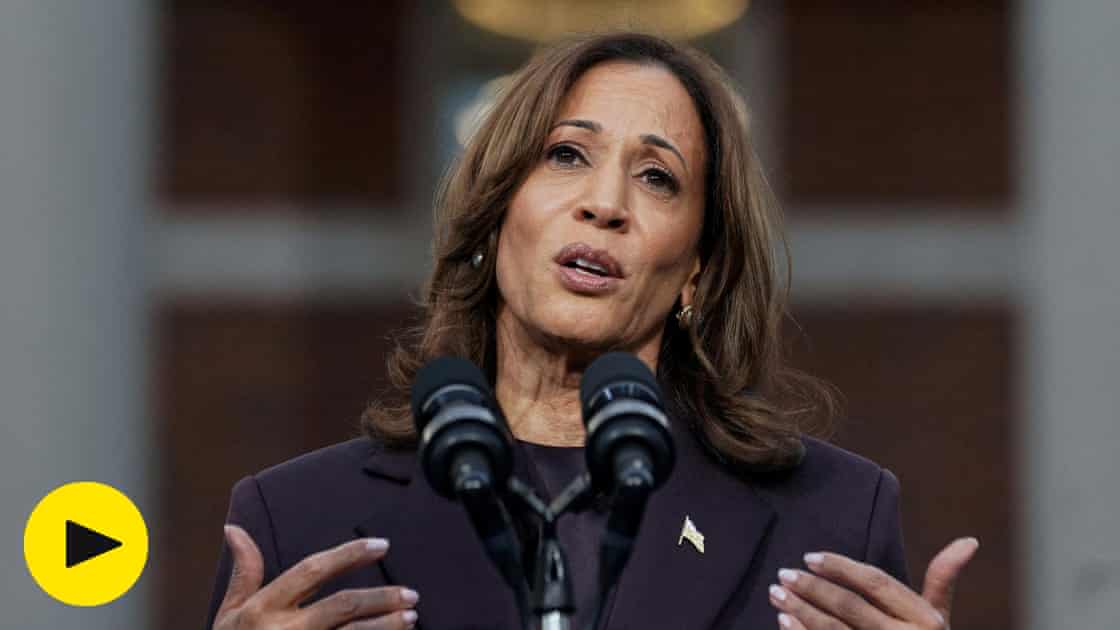 'I am proud of the race we ran': Harris thanks campaign donors – video