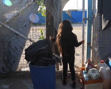 Children at al-Roj camp in Syria on February 22nd 2026