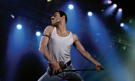 Stop me now … Rami Malek in Bohemian Rhapsody.