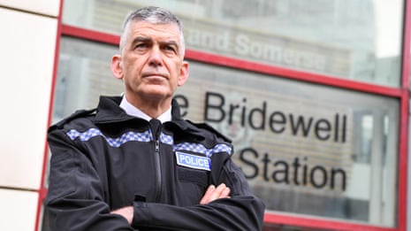 Bristol violence caused by people with 'grudge against policing', says chief – video
