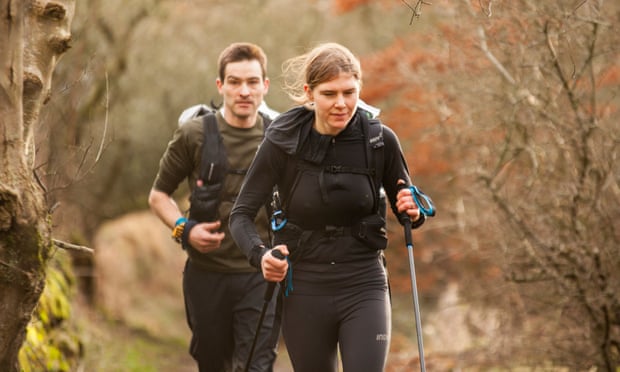 Jasmin Paris in action during the 2019 Spine Race.