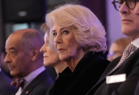 Queen Camilla during her visit to Sinfonia Smith Square Hall in London.