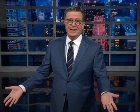 Stephen Colbert on Trump’s birthday letter to Jeffrey Epstein: “A Picasso of pervitude.”