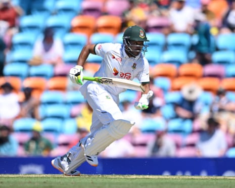 Najmul Hossain Shanto opens up as Bangladesh close on Australia’s first innings total in Darwin