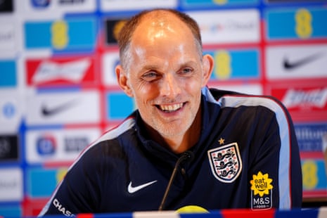 Thomas Tuchel durante uma conferência de imprensa na sexta-feira
