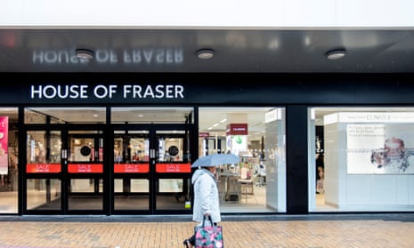 House of Fraser in Sutton Coldfield.