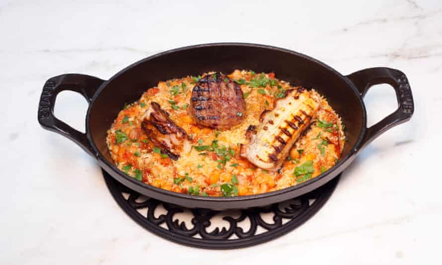 Octopus cassoulet