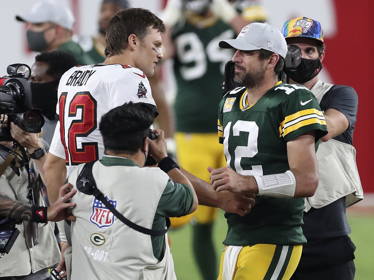 Tom Brady and Aaron Rodgers ponder futures after rough playoff exits | NFL | The Guardian