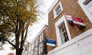 To let signs in Islington, north London