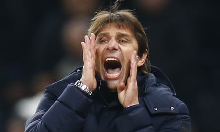 Antonio Conte making himself heard in more ways than one on Wednesday.