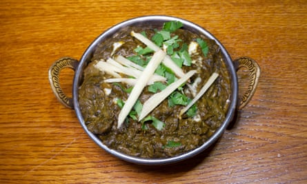 ‘A soothing, ferrous balm to the soul’: saag aloo.