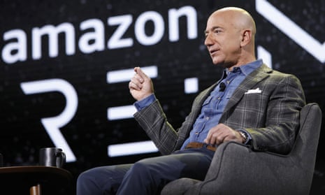 FILE - In this June 6, 2019, Amazon CEO Jeff Bezos speaks at the the Amazon re:MARS convention in Las Vegas. Amazon said Tuesday, Feb. 2, 2021, that Bezos is stepping down as CEO later in the year, a role he’s had since he founded the company nearly 30 years ago. (AP Photo/John Locher, File)