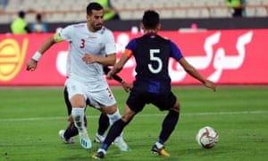 Irán derrotó a Camboya 14-0 en la clasificación para la Copa Mundial, pero cinco días después perdió 1-0 ante Bahrein, un golpe de 15 goles.