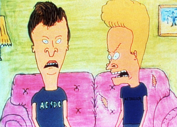 Highway to hello again … Butt-Head (left) and Beavis.