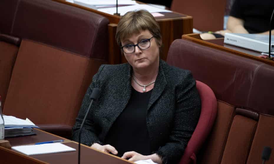 The minister for Defence Linda Reynolds during question time in the Senate on Tuesday.
