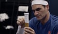 Bowing out … Roger Federer in Federer: Twelve Final Days.