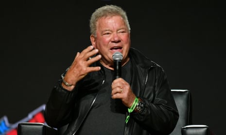 William Shatner: ‘Unless you’re really supple, getting in and out of the seats in weight, when we’re in gravity, is a chore. But of course it’s designed [for us] to float out of the seat, in weightlessness.’