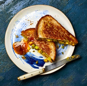 Meera Sodha’s potato masala toastie.