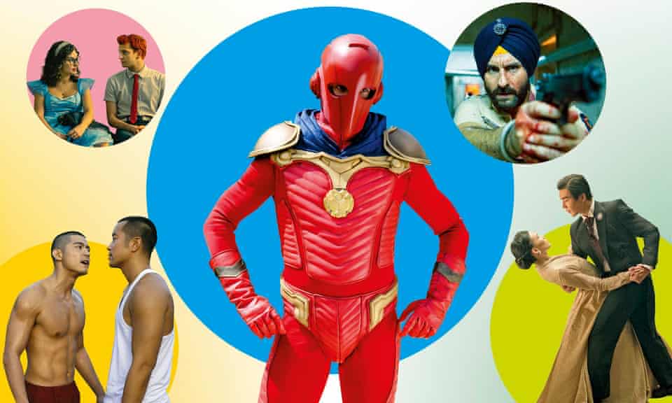 Clockwise from top left: Nobody’s Looking; The Neighbor; Sacred Games; The Ghost Bride; Nowhere Man.