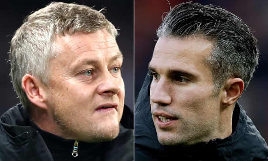 Ole Gunnar Solskjær has hit back at Robin van Persie over his recent comments