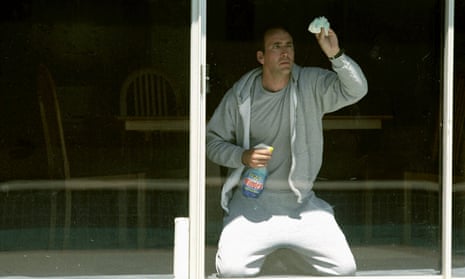 Nicolas Cage as an obsessive-compulsive window cleaner