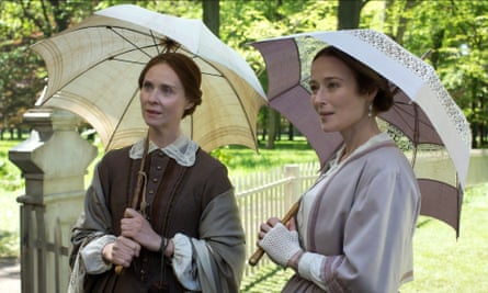 Cynthia Nixon and Jennifer Ehle and Emily and Vinnie Dickinson in A Quiet Passion