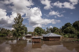 Flooding near Lake Victoria in Busia county.