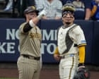 Brewers edge Padres in NLDS Game 1 after unusual roof ball play